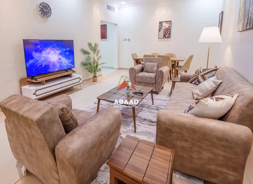 Fully Furnished 2 BHK Apartment for Rent in Al Sadd — Free Internet | QAR 6,500 — image 2